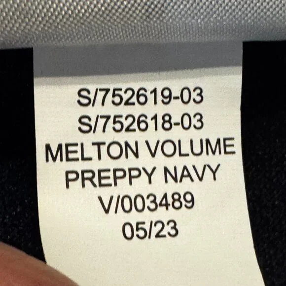 Banana Republic Melton Volume Preppy Jacket in Navy Blue Size Medium - Picture 10 of 11